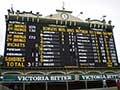 scoreboard closeup